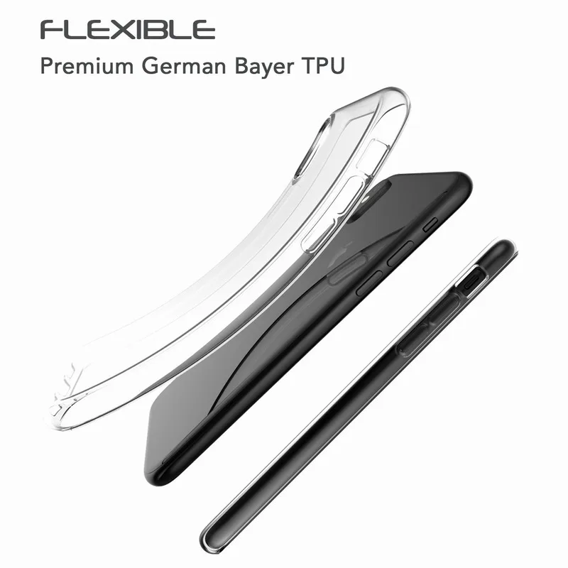 Portefeuille 10PCS For iPhone X Case TPU Rubber Silicone Case Cover For Apple iPhone 8 Plus 7 6 S 6S 5 5S SE 5C 4 4S Accessories (4)