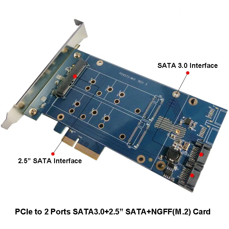 x4 PCIe до 2," SATA 3,0+ SATAIII M.2 SSD RAID карта HyperDuo SATA порт мультипликатор 88SE9230 расширяющийся радиатор