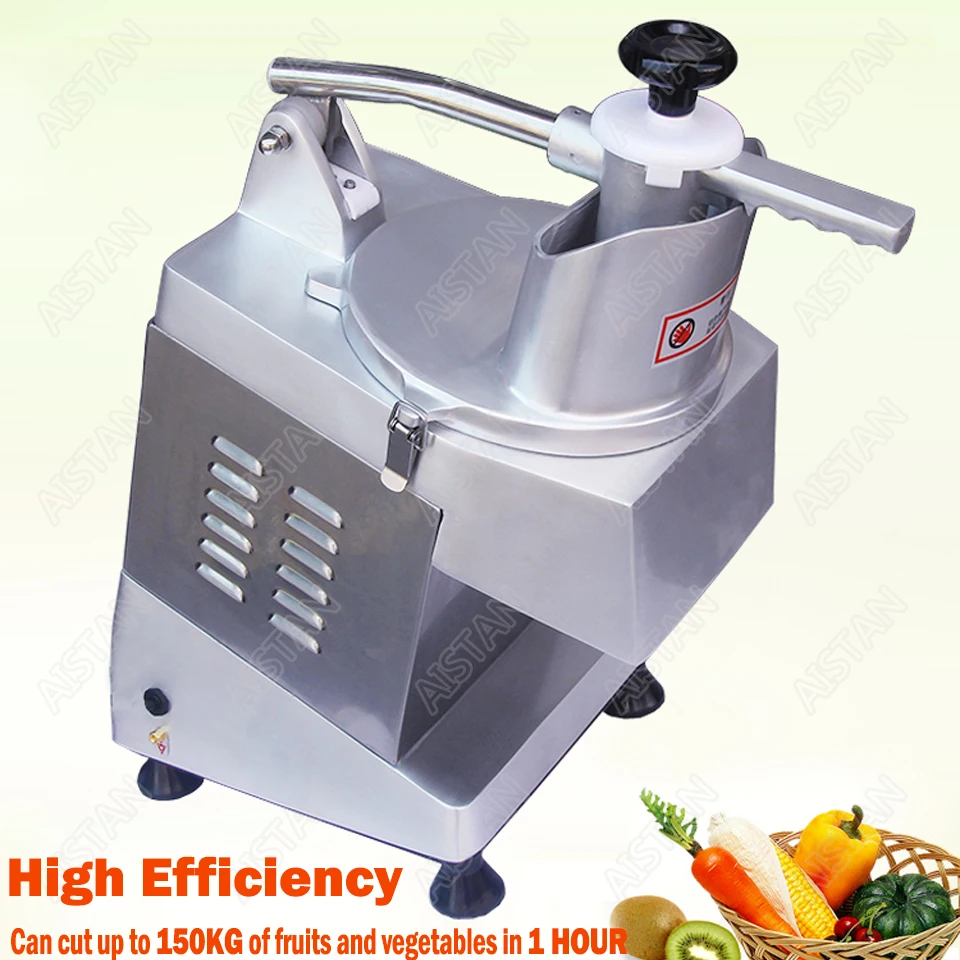 QC205 electric multi-purpose vegetable fruit cheese cutter dicing, cubing, slicing, stripped, grater slicer or shredded machine
