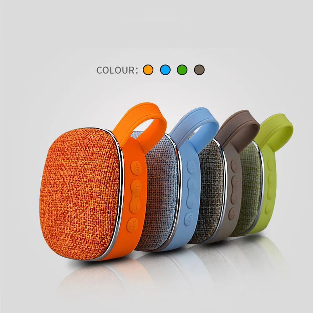 

HOT Fashion Portable Handheld Made of cloth FM Radio Bluetooth Speaker Tfcard Wireless Speaker Special Design R0406
