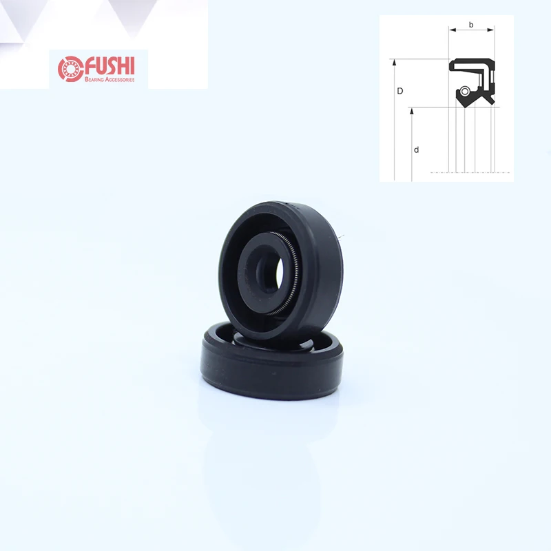 ID 12mm Oil Seal Gasket TC Type Inner 12*19*3 mm 10Pcs Bearing Accessories Radial Shaft NBR Seals