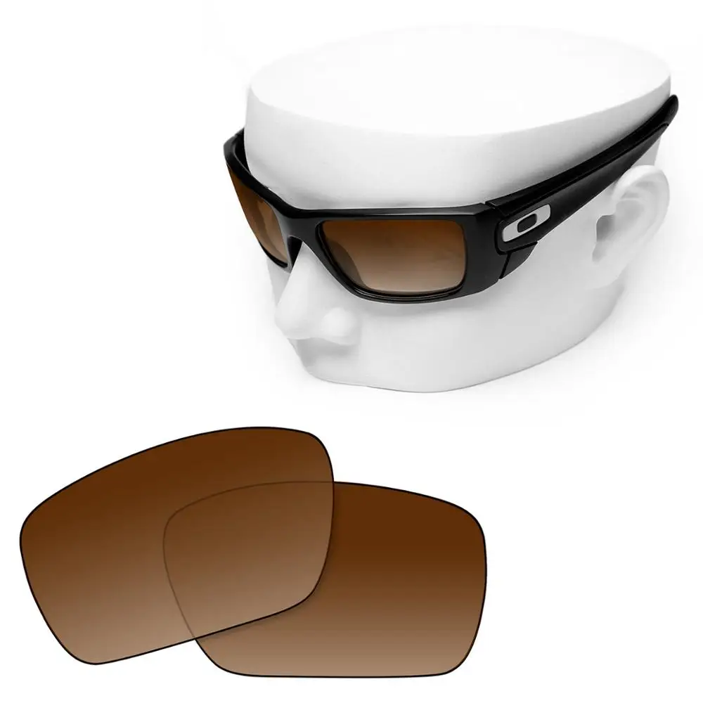Oowlit Polarizzati Lenti Di Ricambio Di Marrone Sfumato Per-Oakley Fuel Cell Occhiali Da Sole