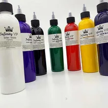 Татуировки цветные чернила Пигмент 250 мл красивый боди-арт инструменты и оборудование Профессиональные чернила