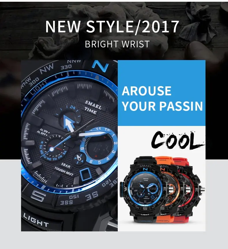 4.mens watches blue