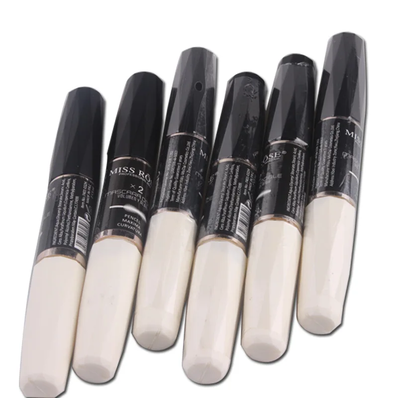 Miss Rose Dual Color Waterproof Mascara, Black and White, 3D Eyelash Extension, Thick Curling, 12g image 5
