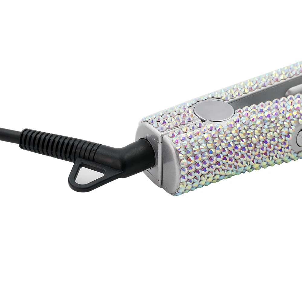 Выпрямитель для волос с кристаллами и титановой пластиной|hair straightener|titanium flat ironflat