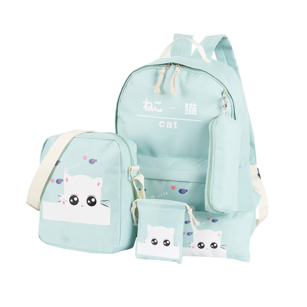 

school bags 4 set /pcs School orthopedic satchel Backpacks for children School bag for girls mochilas escolares infantis