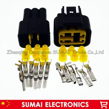 

6 Pin/way 2.3mm Auto door glass elevator plug,Furukawa car refit waterproof connector for Peugeot 307,406 ect.