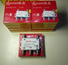 2 PCS JASEN JS-04A 4X1 DiSEqC Switch Satelliti FTA TV LNB Per Il Ricevitore Satellitare