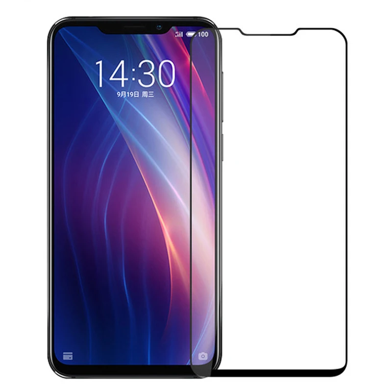 3D Высокопрочное закаленное стекло для Meizu X8 полное покрытие 9H защитная пленка