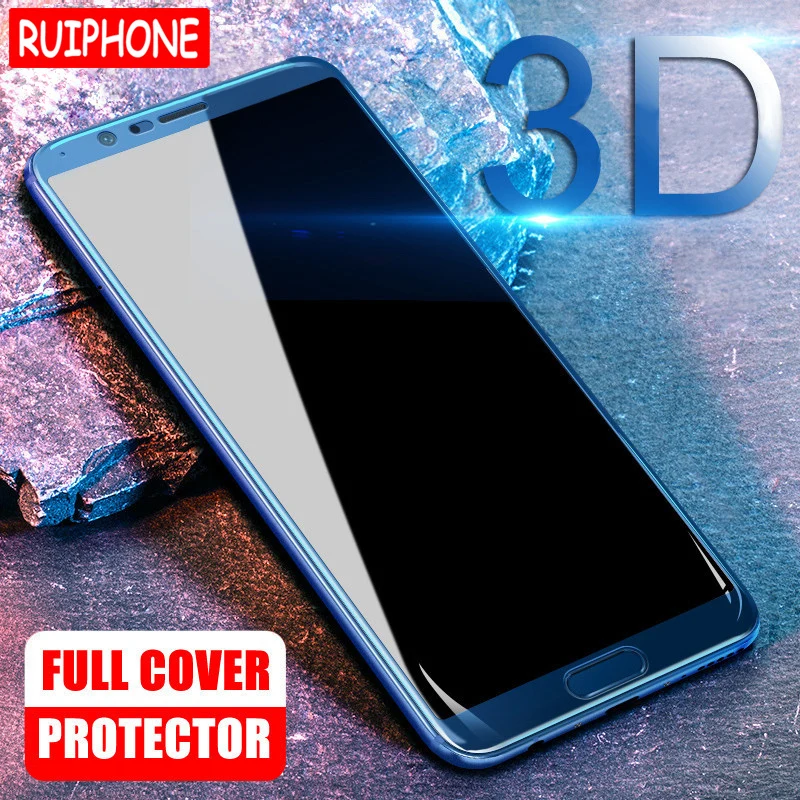 3D закаленное стекло для Huawei Honor 9 Lite V10 полное покрытие защитный экран V9 | Мобильные