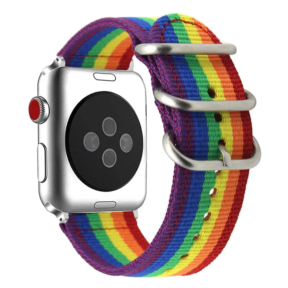 

Woven Nylon strap For Apple watch band 42mm 38mm 4 44mm 40mm sport loop bracelet wrist watchband belt for iwatch series 4/3/2/1