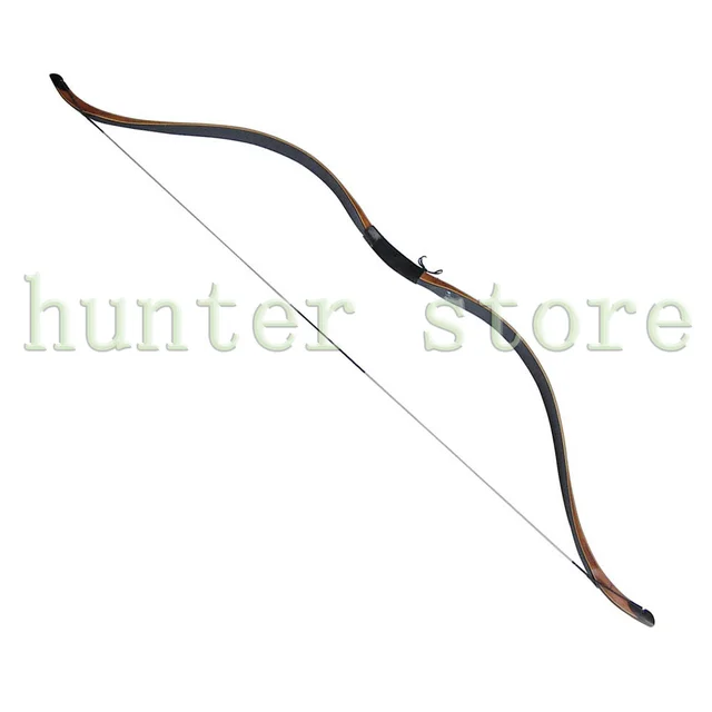 Cheap Handmade Traditional Chinese 40lbs 52.7'' Mongolian Wooden Bow Recurve Archery Hunting Longbow with Draw Length 28''