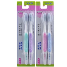 Новая горячая 2 шт./партия профессиональная нано-зубная щетка для взрослых Нескользящая ручка