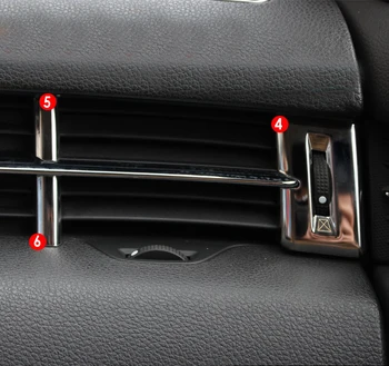 

6pcs For Chevrolet Malibu Steel Stainless Front exhaust outlet Decorative stikcer