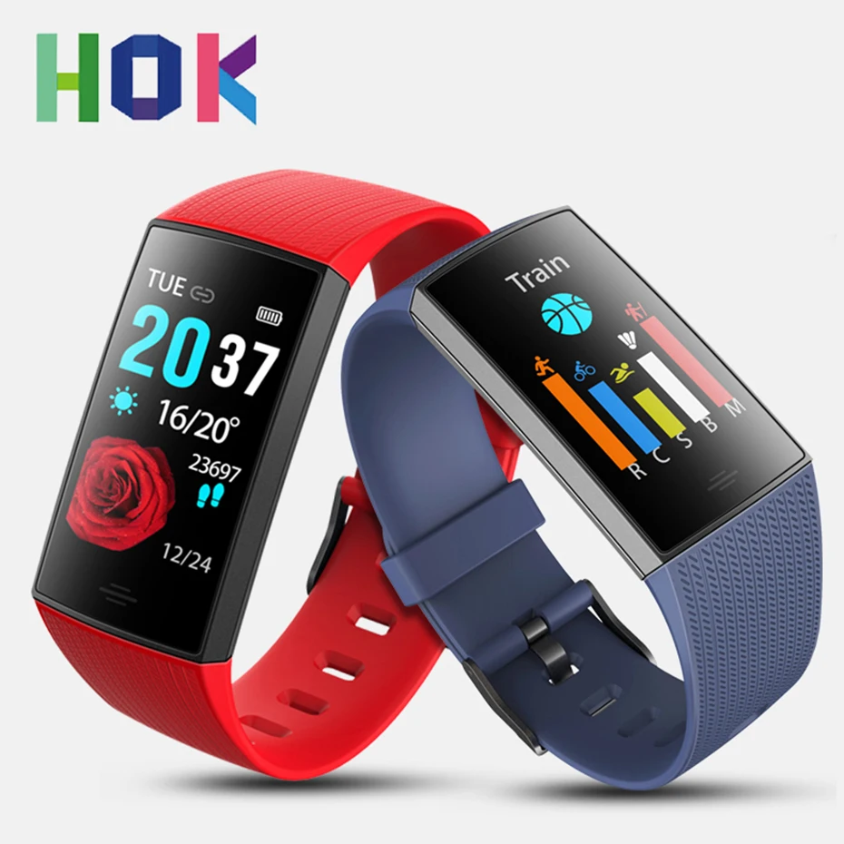 

CY11 Smart Wristband Fitness Bluetooth Heart Rate Bracelet Band IP67 Waterproof Blood Pressure Sport Band Watch For Android IOS