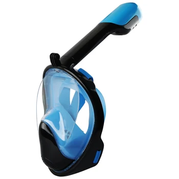 

Underwater Anti Fog Diving Mask Snorkel Swimming Training Scuba Diving Mask with Breathable Tube Full Face Snorkeling Mask
