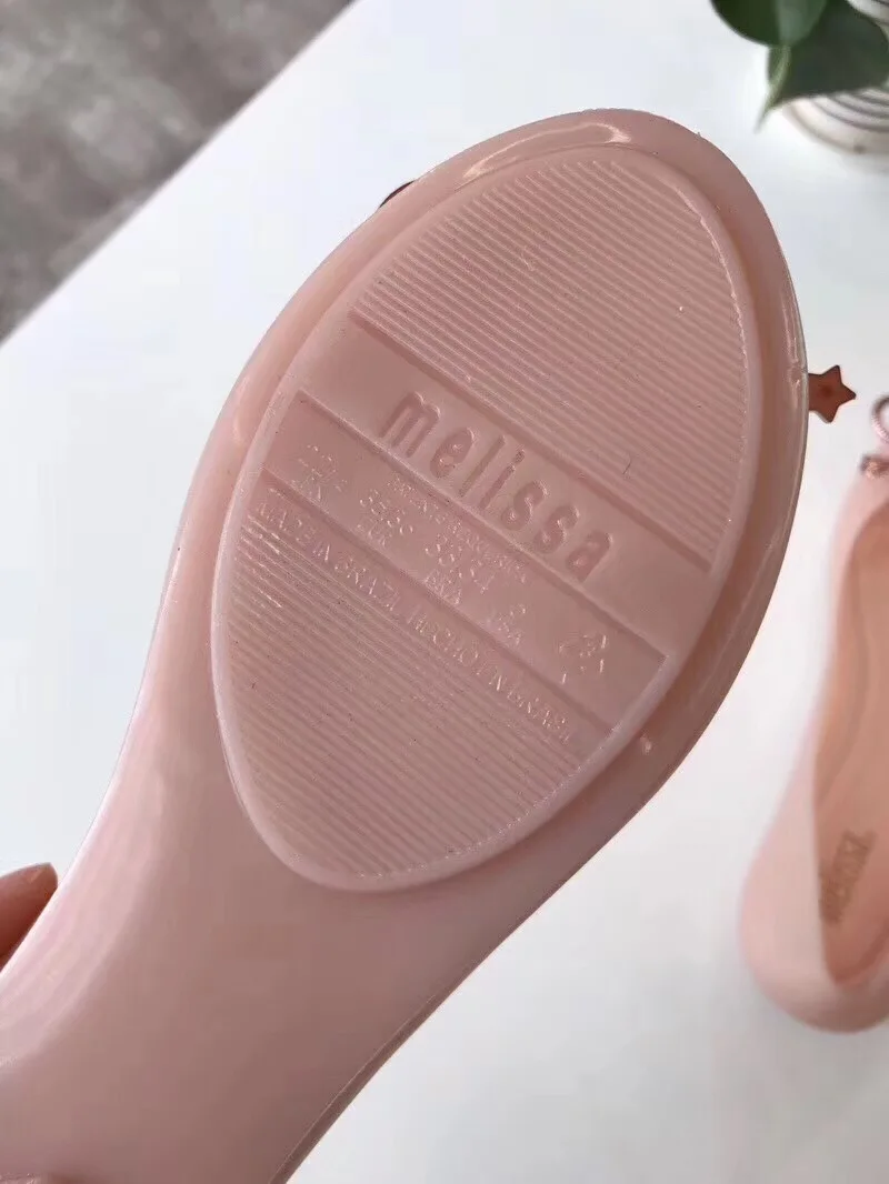 Новинка 2019 года Melissa женские босоножки с бантом летние сандалии женская обувь