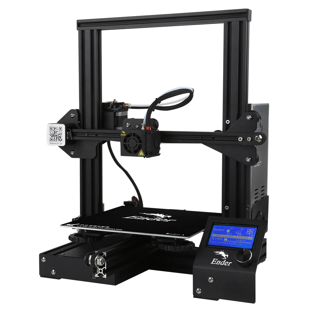 Creality экономичный DIY 3d принтер Ender-3/3Pro/3X с соплом/PLA/силиконовые наборы V-Slot Prusa I3 Новая модная печатная платформа