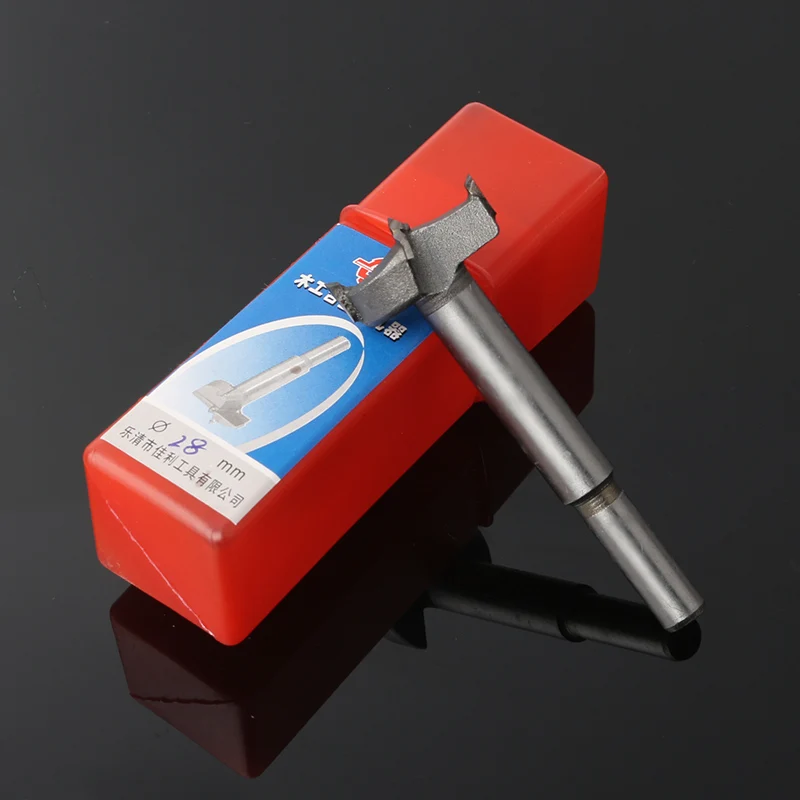 28mm Forstner Hinge Cutter Carbide Tipped Core Drill Bit Countersink