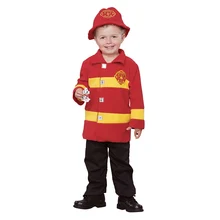 Костюм для малышей с надписью «Brave Firefighter»