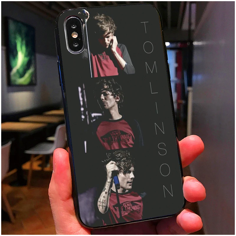 FATPERSON One Direction Louis Tomlinson MISS YOU art design Phone case cover For iphone X 10 8 7 Plus SE 5 5S 6S 6 Plus