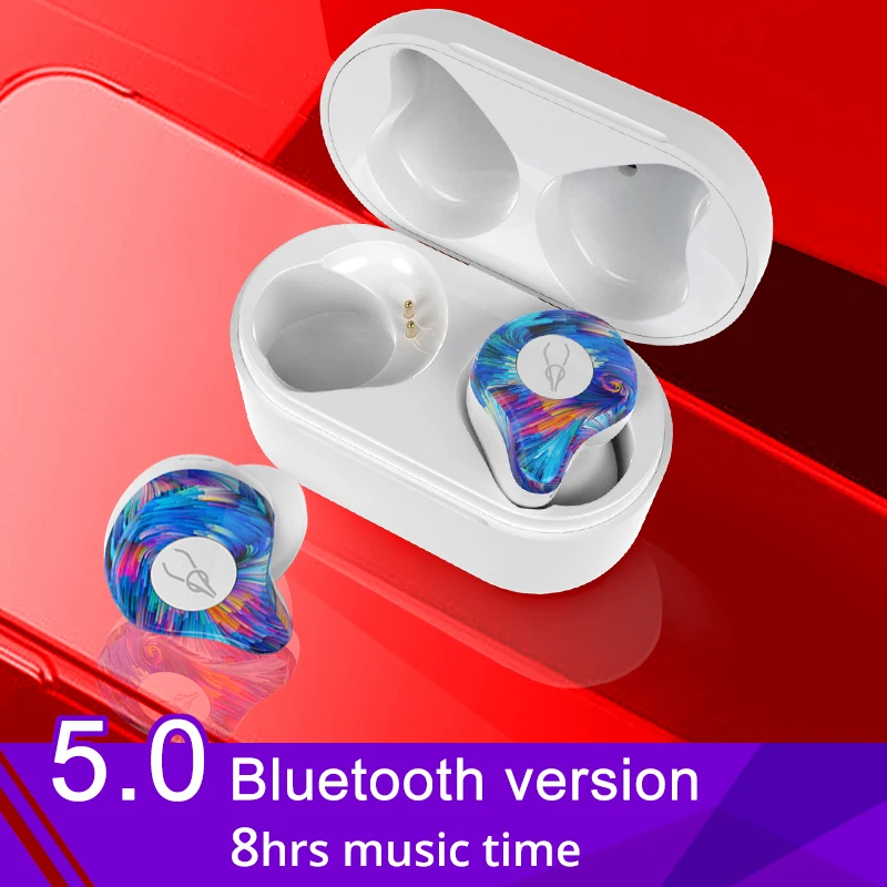 

Original Sabbat X12 TWS Bluetooth 5.0 Wireless Headset HiFi Stereo Earbuds Sports Earphones with Fast Charging Case for Running