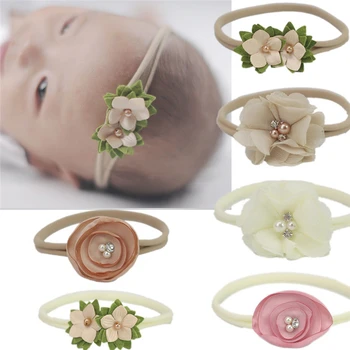 

3Pcs Hair Bands For Girls Newborn Baby Girl Headband Elastic Hair Bands Cute Children Kids Girl Print Floral Bow-knot Headband