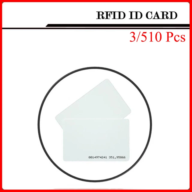 3/5/10 шт./партия белая идентификационная карта 125 кГц RFID карта NFC магнитная полоса для системы контроля доступа и блокировки времени