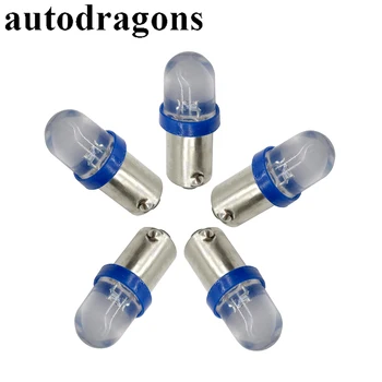 

autodragons 20PCS gnreen no flicker non ghosting pinball machine part AC/DC 6.3 volt ba9s #47 clear lens led pinball bulb
