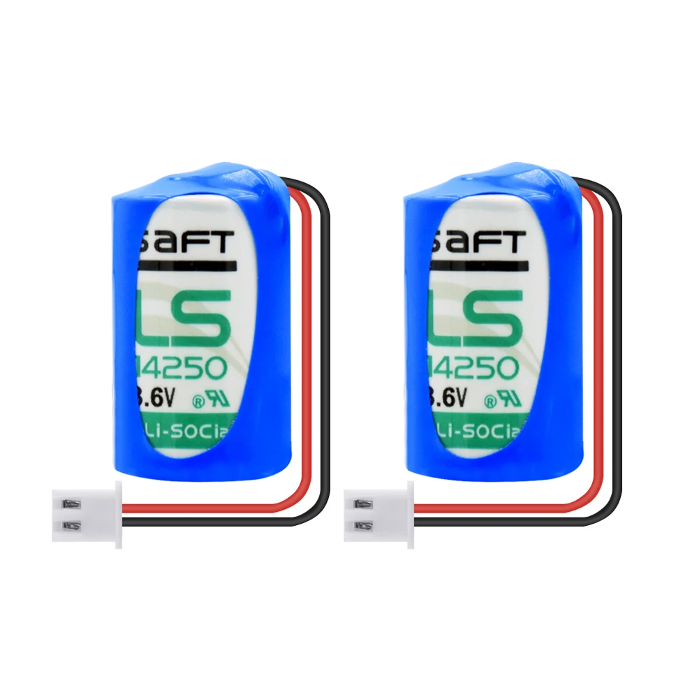 2 предмета 3 6 V LS 14250 1/2 AA 1200 мА/ч Li SOCl2 батареи замены сотовый + заглушка для