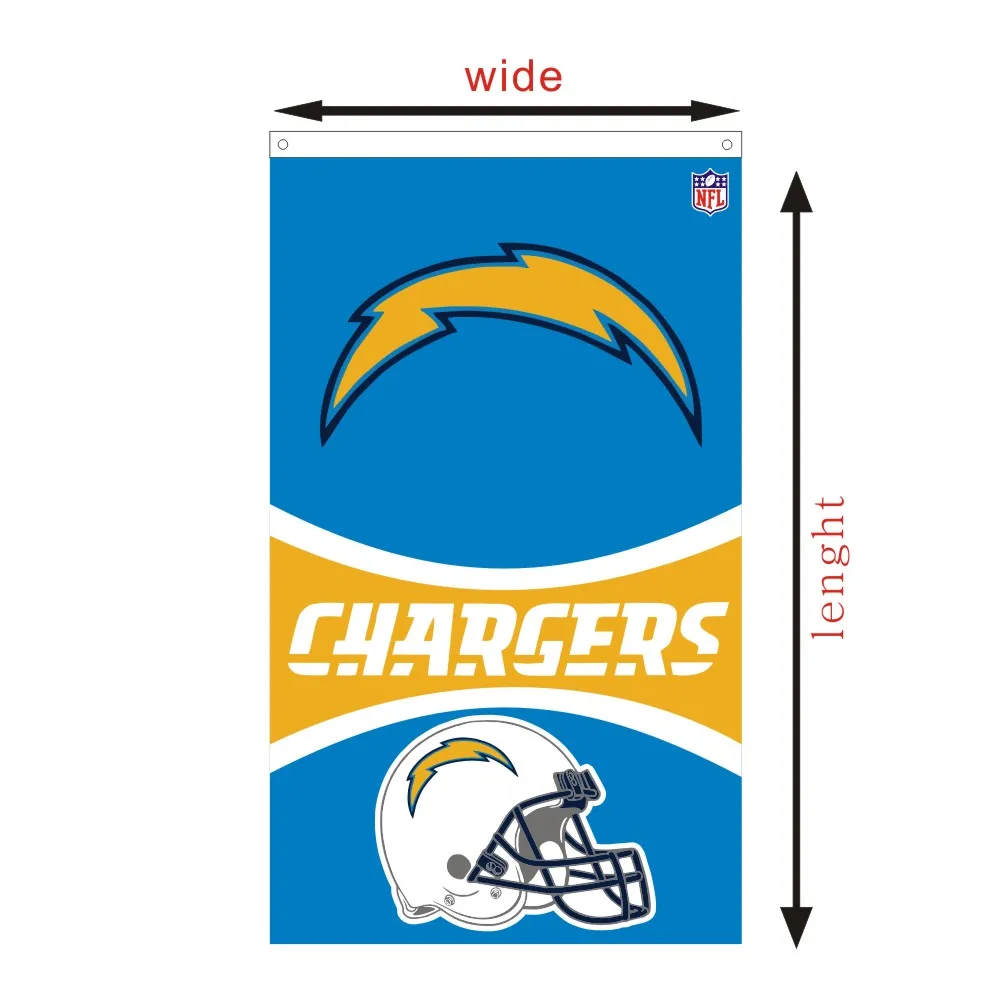 San Diego Chargers flags custom NFL race flying flags and banners,size