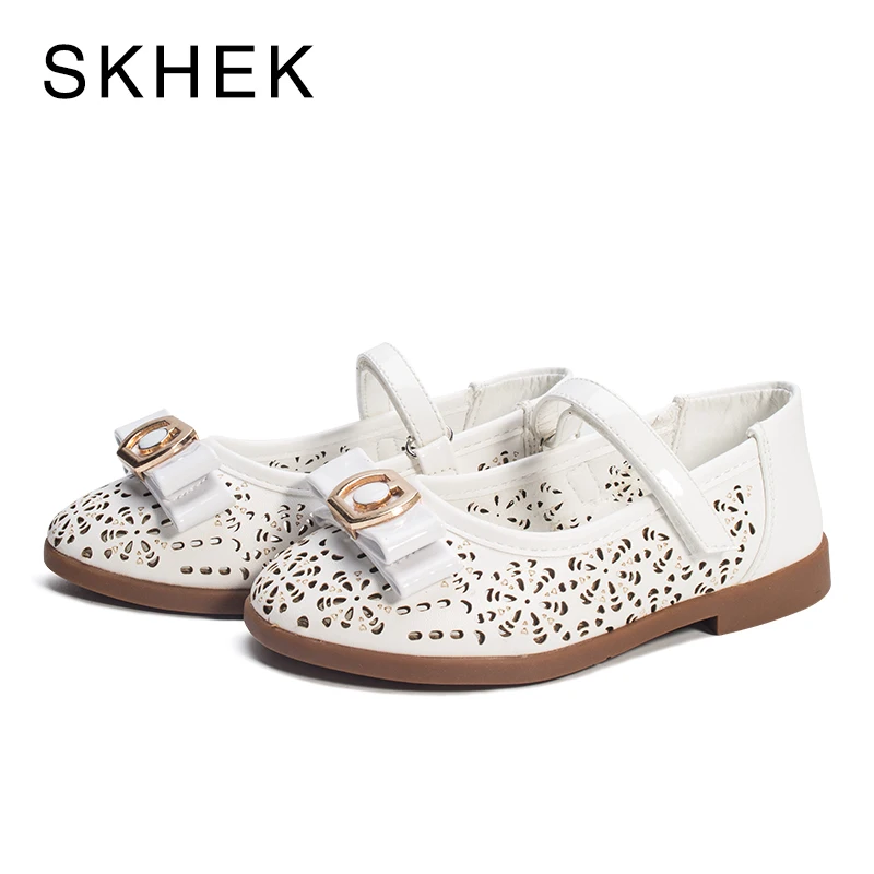 

SKHEK children's shoes New summer and autumn children's shoes girls bow princess shoes girls casual Sandal dance shoes 26-30