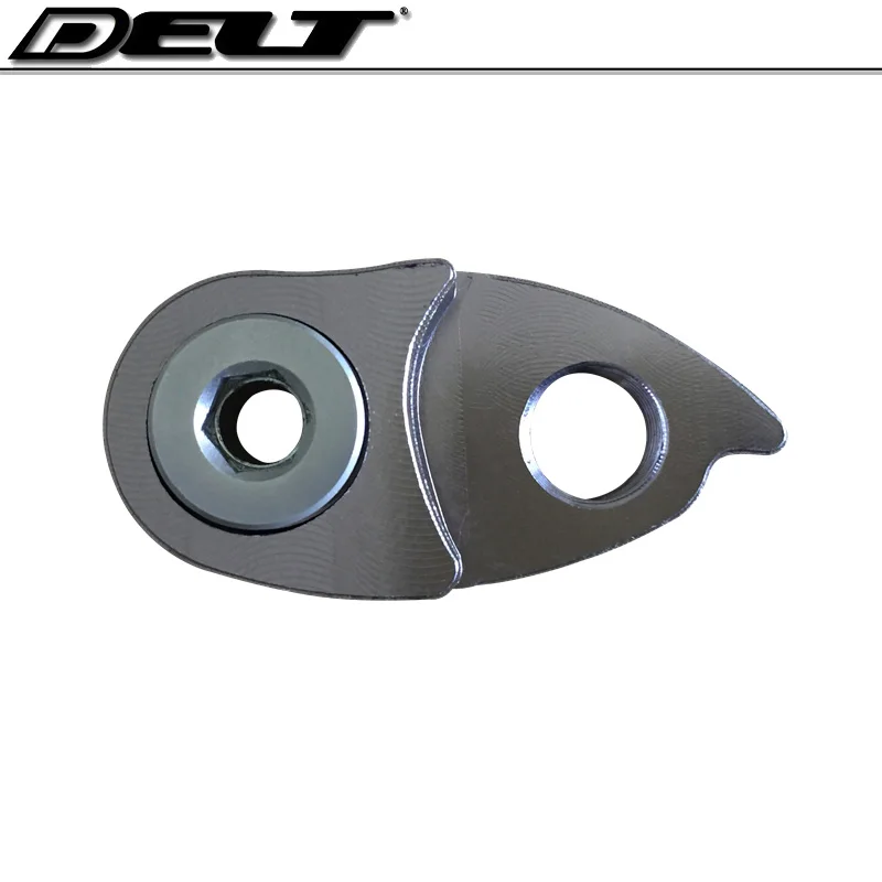 

CNC MTB Bike Bicycle Frame Rear Hanger Derailleur Extension Extender gray For Wide Ratio Cassettes freewheel 40T/42T/46T/50T
