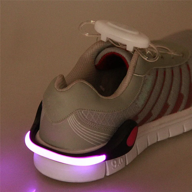 LED Luminous Shoe Clip Light Night Safety Warning LED Flash Light For Running Cycling Bright Flash Light Useful Outdoor Tool #2n (5)