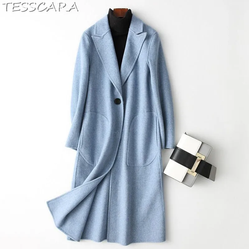 New 2017 Women's Winter Coat Warm Cashmere Overcoat Female