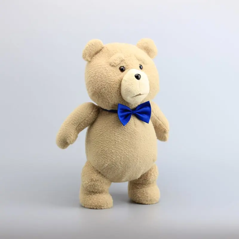 1" 45 см плюшевый мишка TED плюшевые игрушки с голубым галстуком пират плюшевый мишка мягкие куклы игрушки подарки для детей