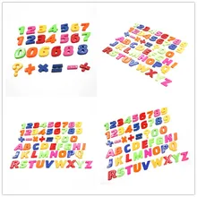 Новые 26 шт. DIY наклейки с цифрами 26 букв A-Z наклейки Обучающие 3D Английский алфавит наклейки белая доска Детский магнитный алфавит