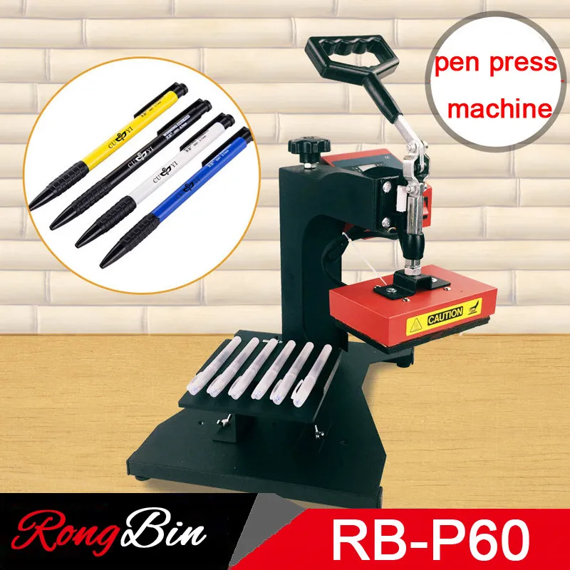 Heat Press 300W 6PCs Pen Heat Transfer Machine Digital Display for DIY Pen,  Plastic Pen, Ballpoint Pen Printing Logo