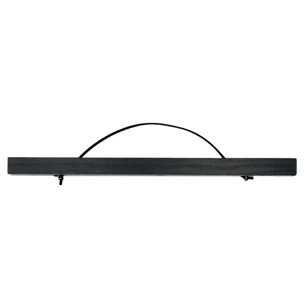 

Nordic Wood Poster Holder Poster Rail Poster Rail Poster Holder Bracket Snap Frame - Black