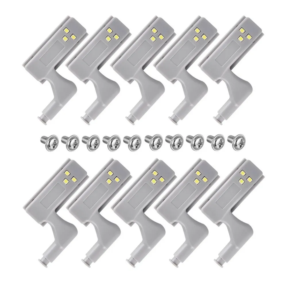 

ICOCO New 10 pcs/lot Universal Cabinet Cupboard Light Emergency Helpful LED Sensor Light For Modern Kitchen Home Lamp