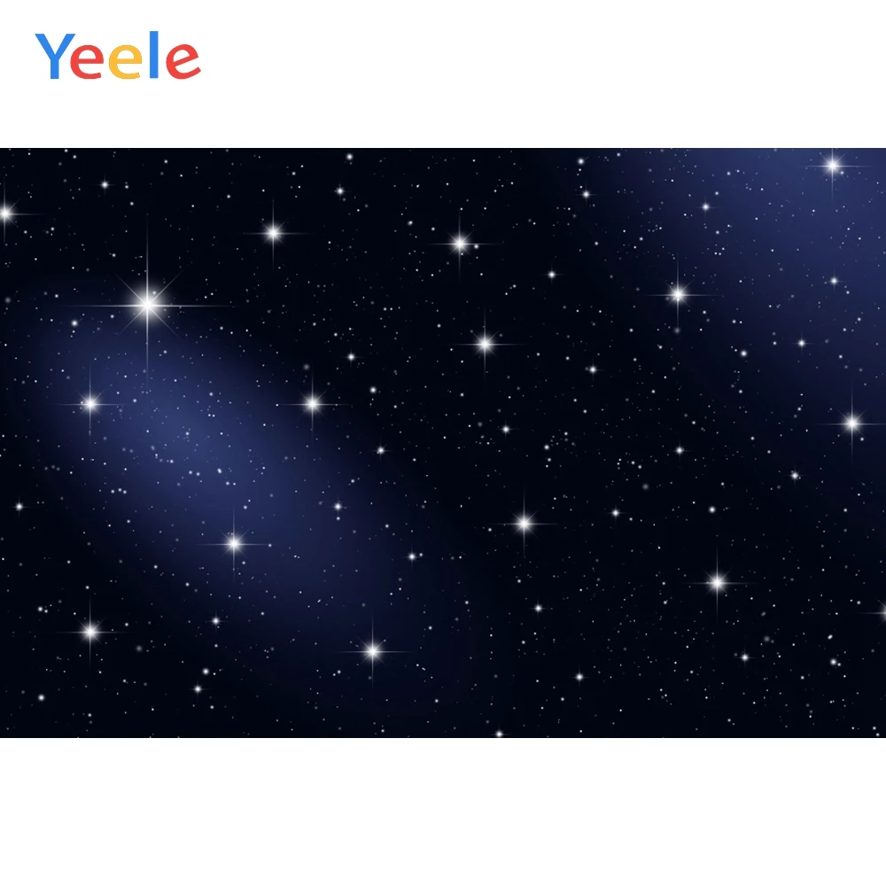 Фоны для фотосъемки Yeele с изображением ночного неба и звездных блесток детского