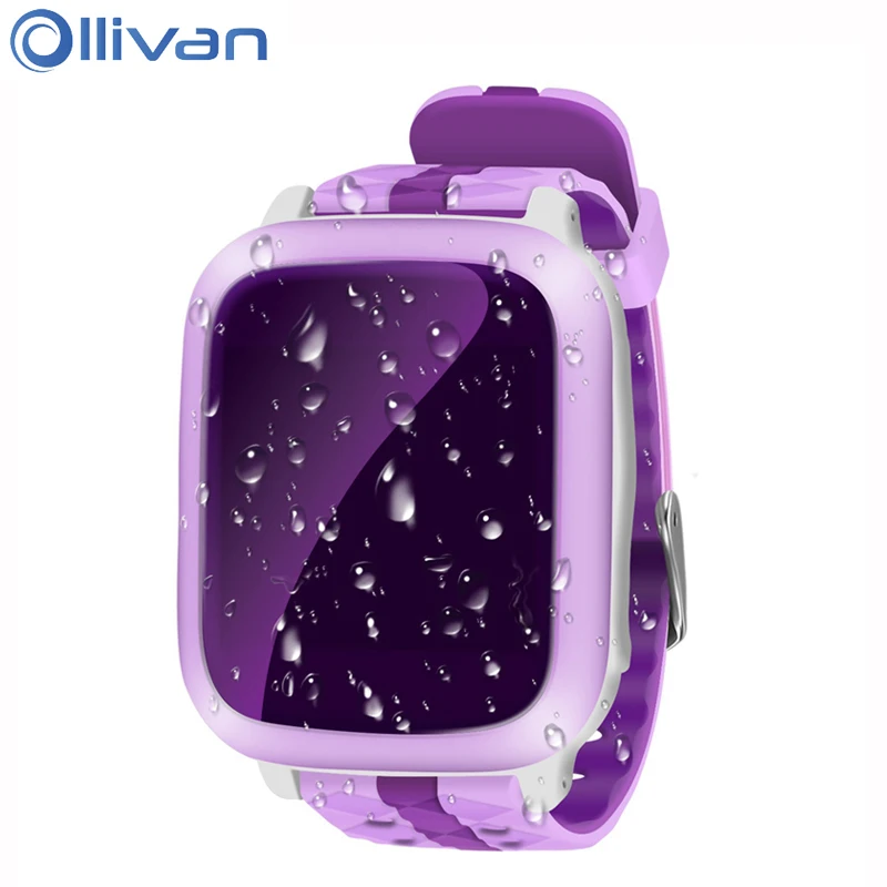 Olivan GPS Positioning Children Smart Watch Waterproof SOS Monitor Child Baby Smartwatch Anti lost GPS Tracker