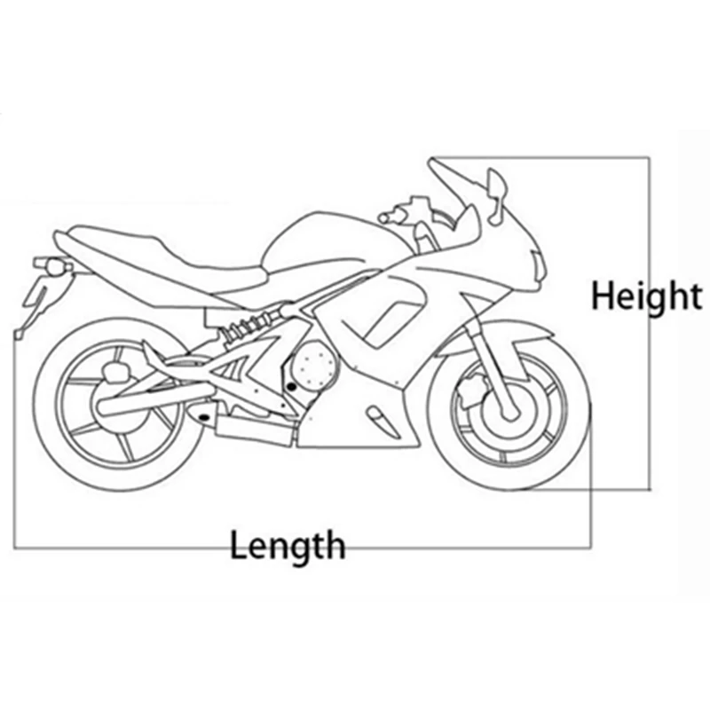 Новое поступление, мотоциклетный чехол, всесезонный, водонепроницаемый, пылезащитный, УФ, защитный, для улицы, для мотоцикла, дождевик, M, L, XL, XXL, 3XL Размер