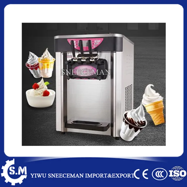 24 30l h soft serve ice cream machine table ice cream vending