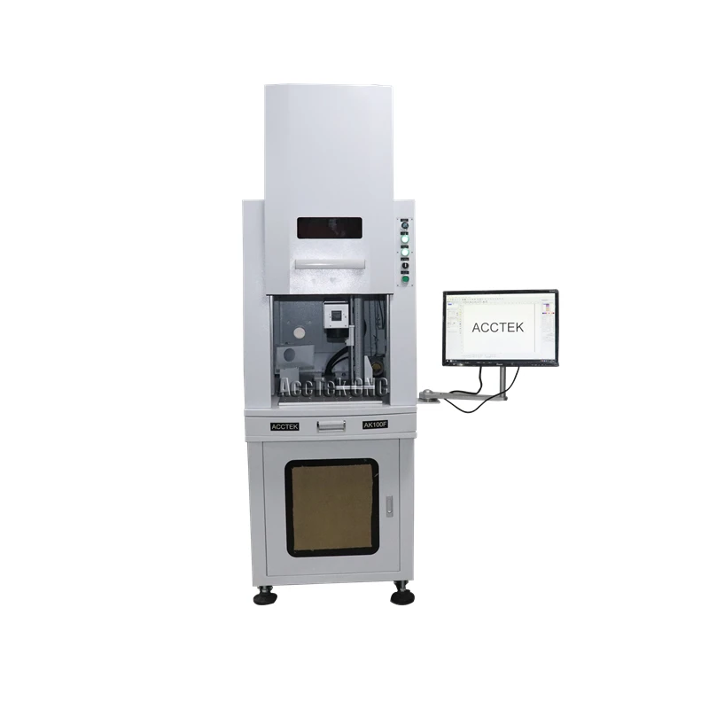  3d color printed fiber laser marking machine for metal/plastic/tag/key chains/pen
