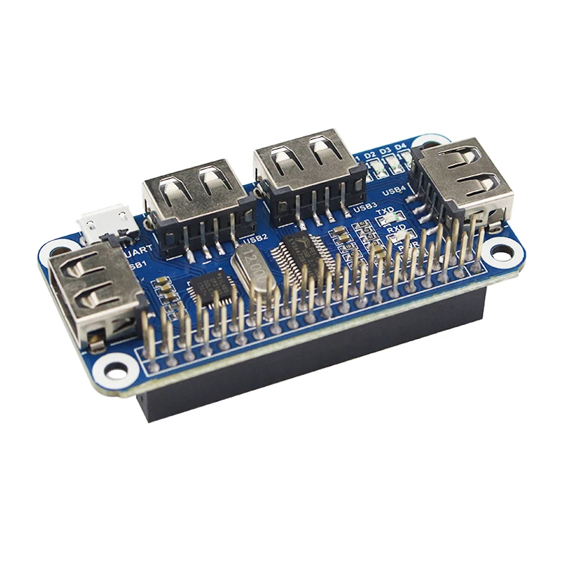 4-Port USB Hub for Raspberry Pi