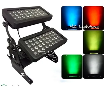 

Free Shipping Factory Direct Sale (2 PCs / lot ) 72*10W RGBW 4 IN 1 LED City Color Light With Flycase
