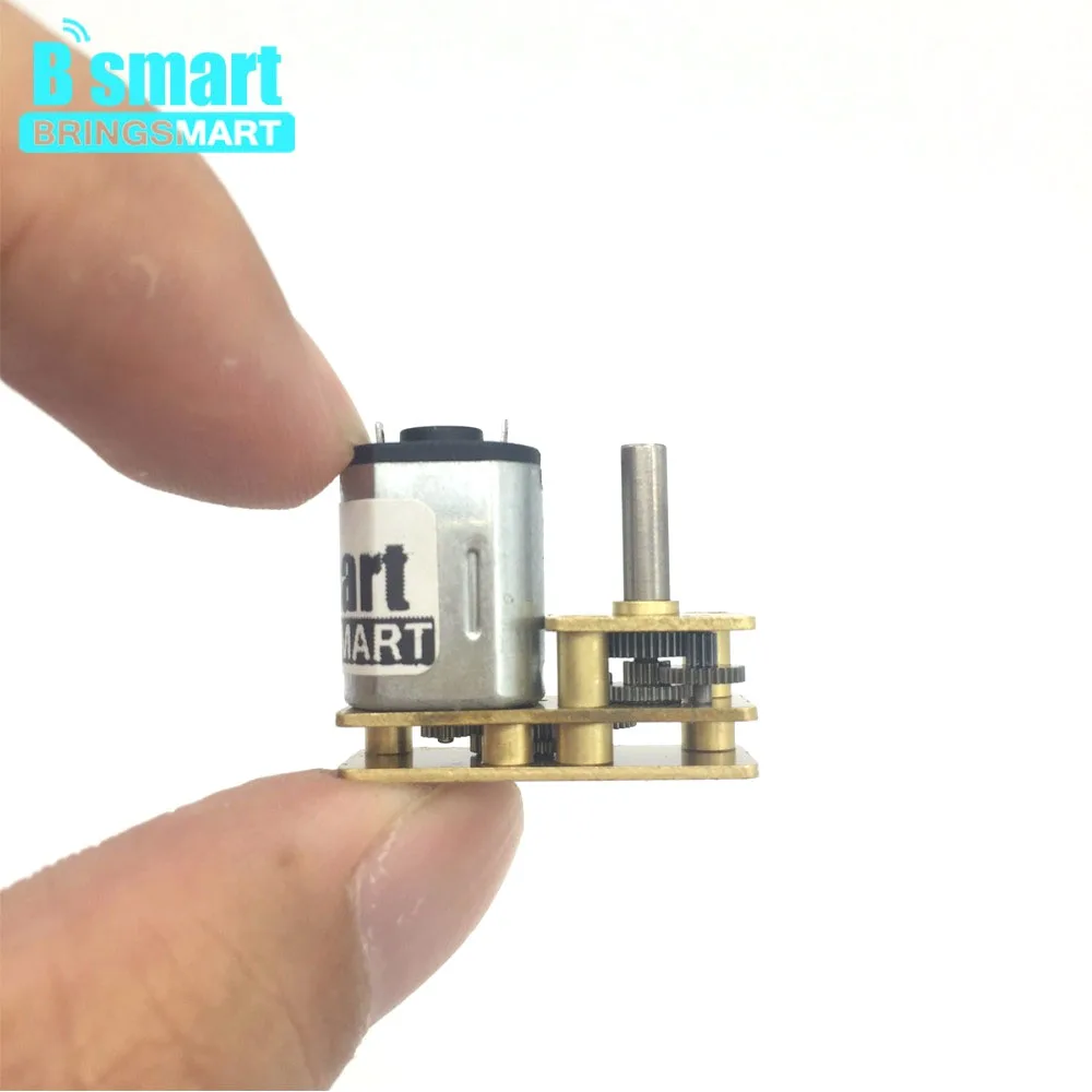 

BringSmart JGA1024-N20 Micro Speed Reduction DC 6V 15RPM-2000RPM Gearmotor 3mm Shaft Mini Geared Motors