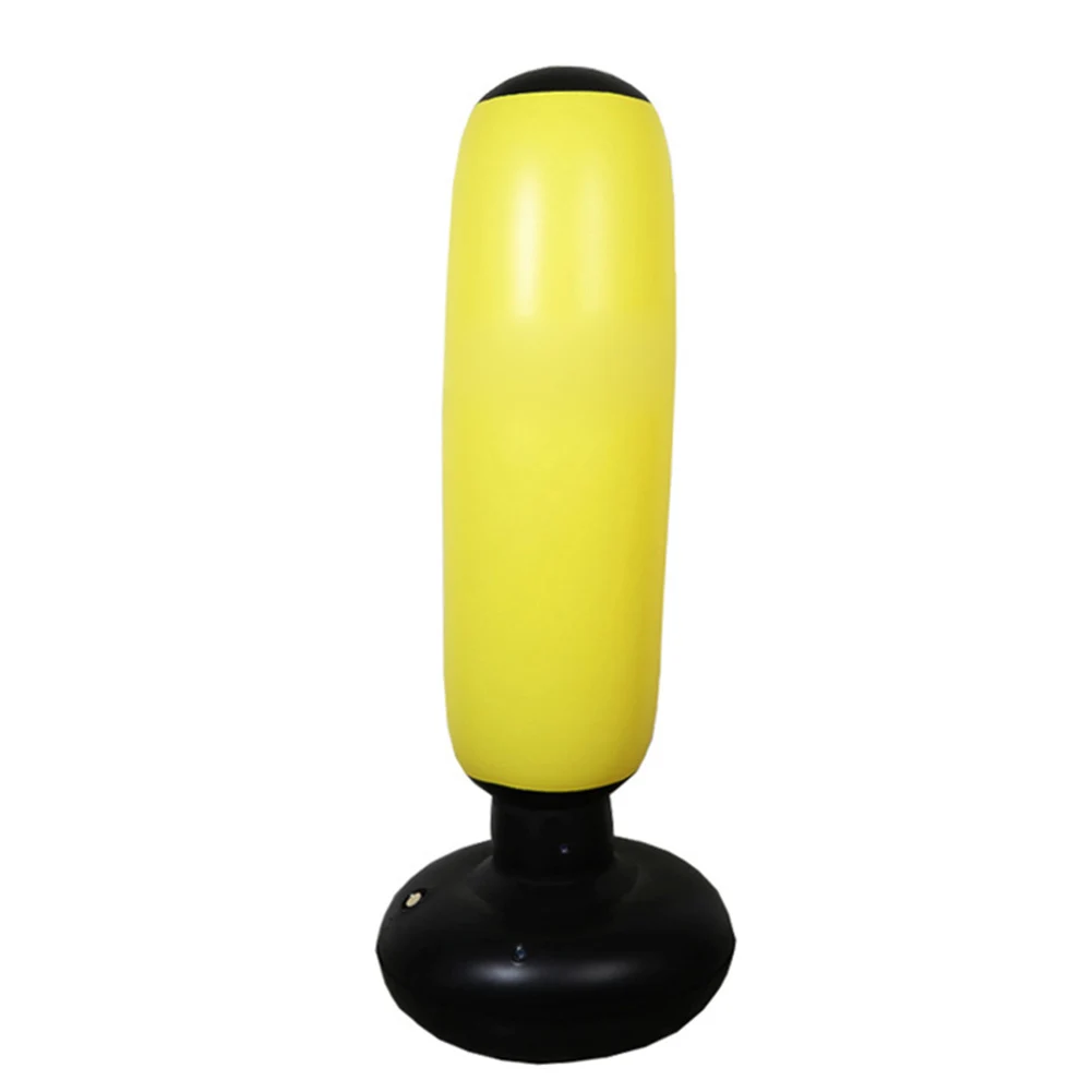 1,6 м надувной Бодибилдинг бокс колонка тумблер Песочник земляной мешок забавная Успокаивающая игрушка ASD88 - Цвет: Цвет: желтый